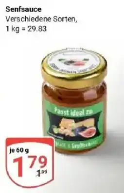 Globus Senfsauce Angebot