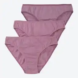 NKD Damen-Minislip mit hohem Baumwollanteil, 3er-Pack Angebot
