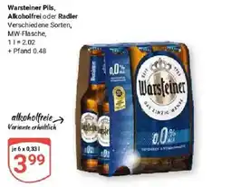 Globus Warsteiner Pils Angebot