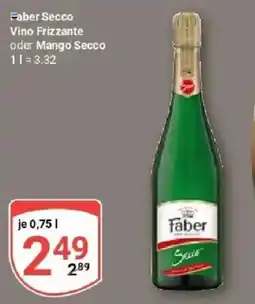 Globus Faber Secco Vino Frizzante oder Mango Secco Angebot