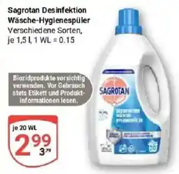 Globus Sagrotan Desinfektion Wäsche-Hygiensespüler Angebot