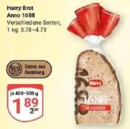 Globus Harry Brot Anno 1688 Angebot