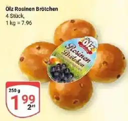 Globus Ölz Rosinen Brötchen Angebot