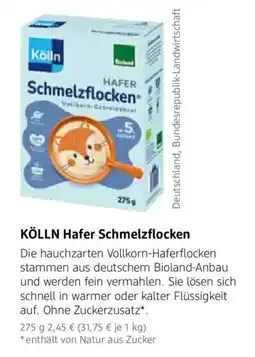 dm drogerie KÖLLN Hafer Schmelzflocken Angebot