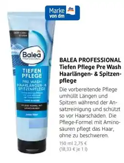 dm drogerie BALEA PROFESSIONAL Tiefen Pflege Pre Wash Haarlängen- & Spitzenpflege Angebot