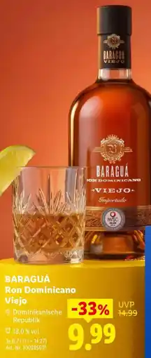Lidl BARAGUÁ Ron Dominicano Viejo Angebot