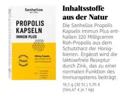 dm drogerie Sanhelios Propolis Kapseln Immun Plus Angebot