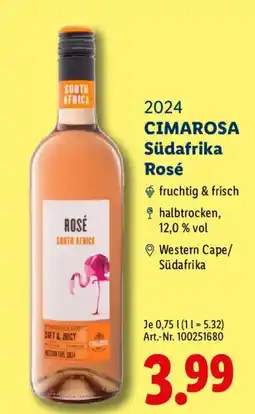 Lidl CIMAROSA Rosé Angebot