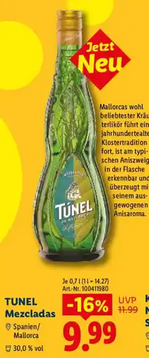 Lidl TÚNEL Mezcladas Angebot