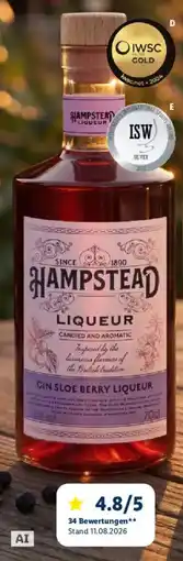 Lidl Hampstead Gin Sloe Berry Liqueur Angebot