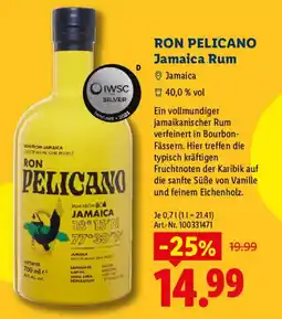 Lidl RON PELICANO Jamaica Rum Angebot