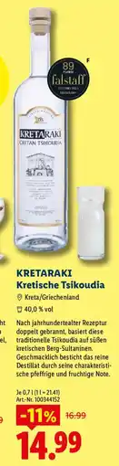 Lidl KRETARAKI Kretische Tsikoudia Angebot