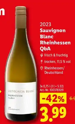 Lidl Sauvignon Blanc Angebot
