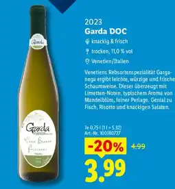 Lidl Garda Vino Bianco Frizzante Angebot
