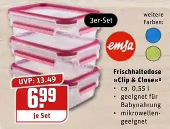 REWE Center Emsa Frischhaltedose Clip & Close Angebot