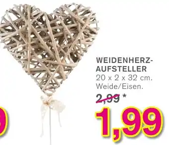 KODi Weidenherz Aufsteller Angebot