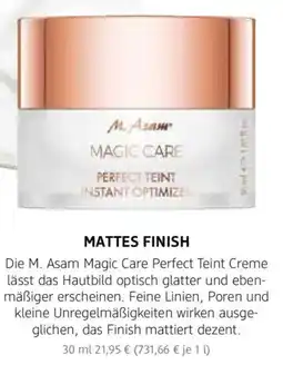 dm drogerie M. Asam Magic Care Perfect Teint Creme Angebot