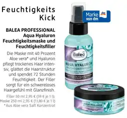 dm drogerie BALEA PROFESSIONAL Aqua Hyaluron Feuchtigkeitsmaske und Feuchtigkeitsfiller Angebot