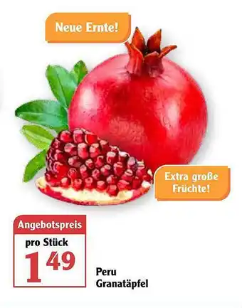 Globus Peru Granatäpfel Angebot