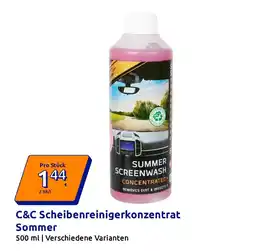 Action C&C Scheibenreinigerkonzentrat Sommer Angebot