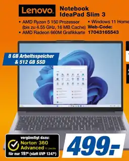 expert Octomedia Lenovo Notebook IdeaPad Slim 3 Angebot