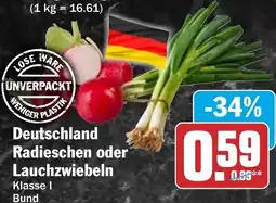 HIT Ullrich Deutschland Radieschen oder Lauchzwiebeln Angebot