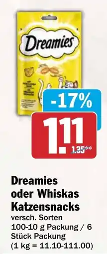 HIT Ullrich Dreamies Katzensnacks Angebot
