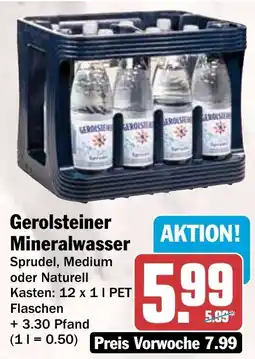 HIT Ullrich Gerolsteiner Mineralwasser Angebot