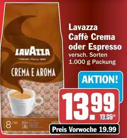 HIT Ullrich Lavazza Caffè Crema oder Espresso Angebot