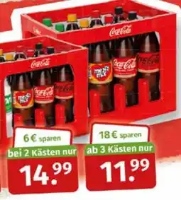 Markgrafen Coca-Cola, Fanta, Sprite, Mezzo Mix Angebot