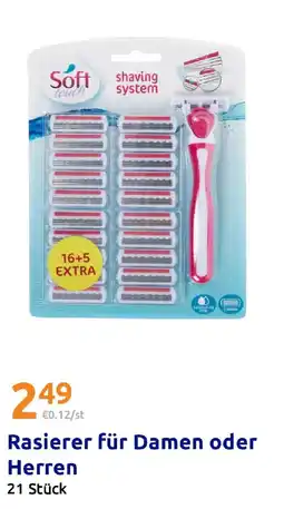 Action Soft touch Rasierer Angebot