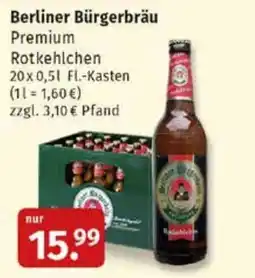 Markgrafen Berliner Bürgerbräu Premium Rotkehlchen Angebot