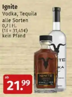 Markgrafen Ignite Vodka, Tequila Angebot