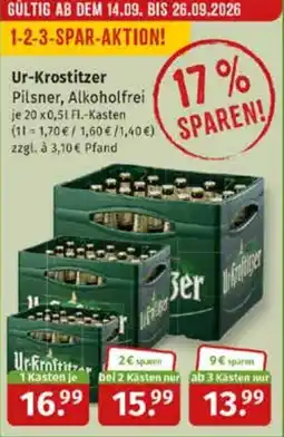 Markgrafen Ur-Krostitzer Pilsner, Alkoholfrei Angebot