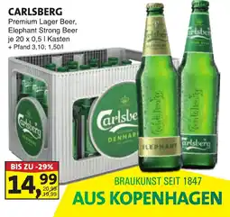 Lösch Depot CARLSBERG Premium Lager Beer, Elephant Strong Beer Angebot