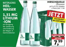 Lösch Depot HIRSCHQUELLE Heilwasser Angebot