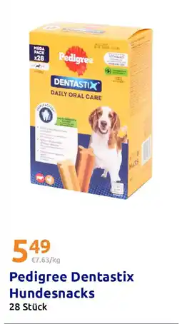 Action Pedigree Dentastix Hundesnacks Angebot