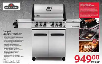 Selgros Napoleon Gasgrill „legend 485rsib” Angebot