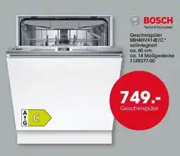Möbel Martin BOSCH Geschirrspüler SBH4HVX14E/C Angebot