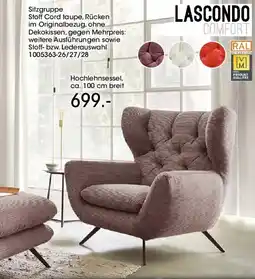 Möbel Martin LASCONDO COMFORT Hochlehnsessel Angebot