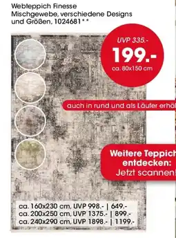 Möbel Martin Webteppich Finesse Angebot