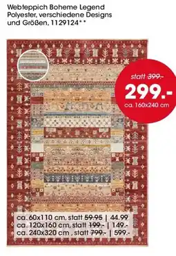 Möbel Martin Webteppich Boheme Legend Angebot