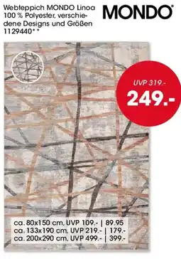 Möbel Martin Webteppich MONDO Linoa Angebot