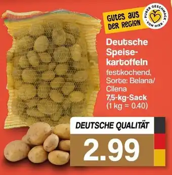 Famila Nord West Deutsche Speise-kartoffeln 7,5 kg Sack Angebot