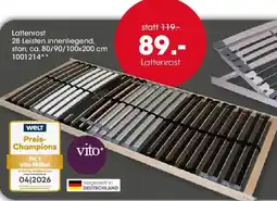 Möbel Martin vito Lattenrost Angebot