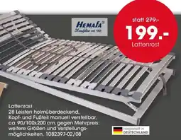 Möbel Martin HEMAFA Lattenrost Angebot