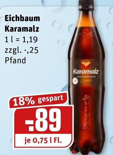 Eichbaum Karamalz 0,75L Angebot bei REWE Kaufpark