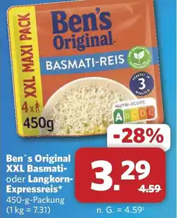 Combi Ben's Original XXL Basmati- oder Langkorn- Expressreis Angebot