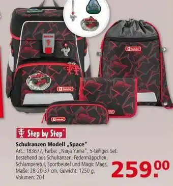 Multi Markt Step By Step Schulranzen Modell „space” Angebot