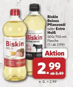 Combi Biskin Reines Pflanzenöl oder Extra Heiß Angebot